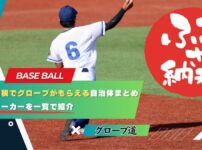 ふるさと納税でグローブがもらえる自治体まとめ｜寄付額とメーカー一覧