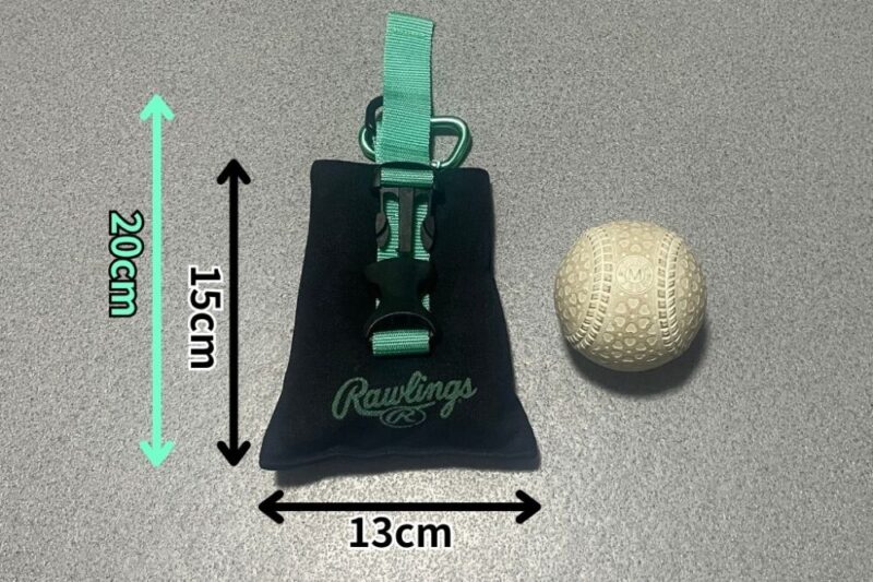 Rawlings　グラブホルダー（EAOL13F04）のサイズ